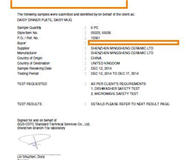 Certification